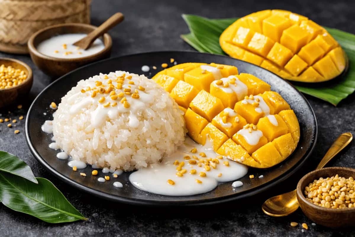 Mango Sticky Rice dessert