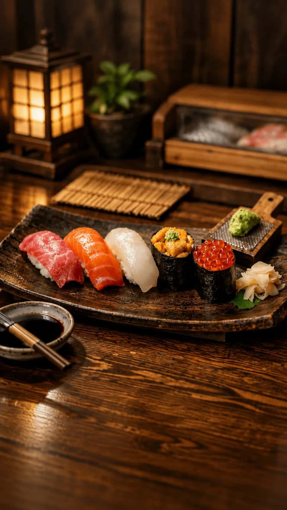 Japansk matlagning bakgrundsbild