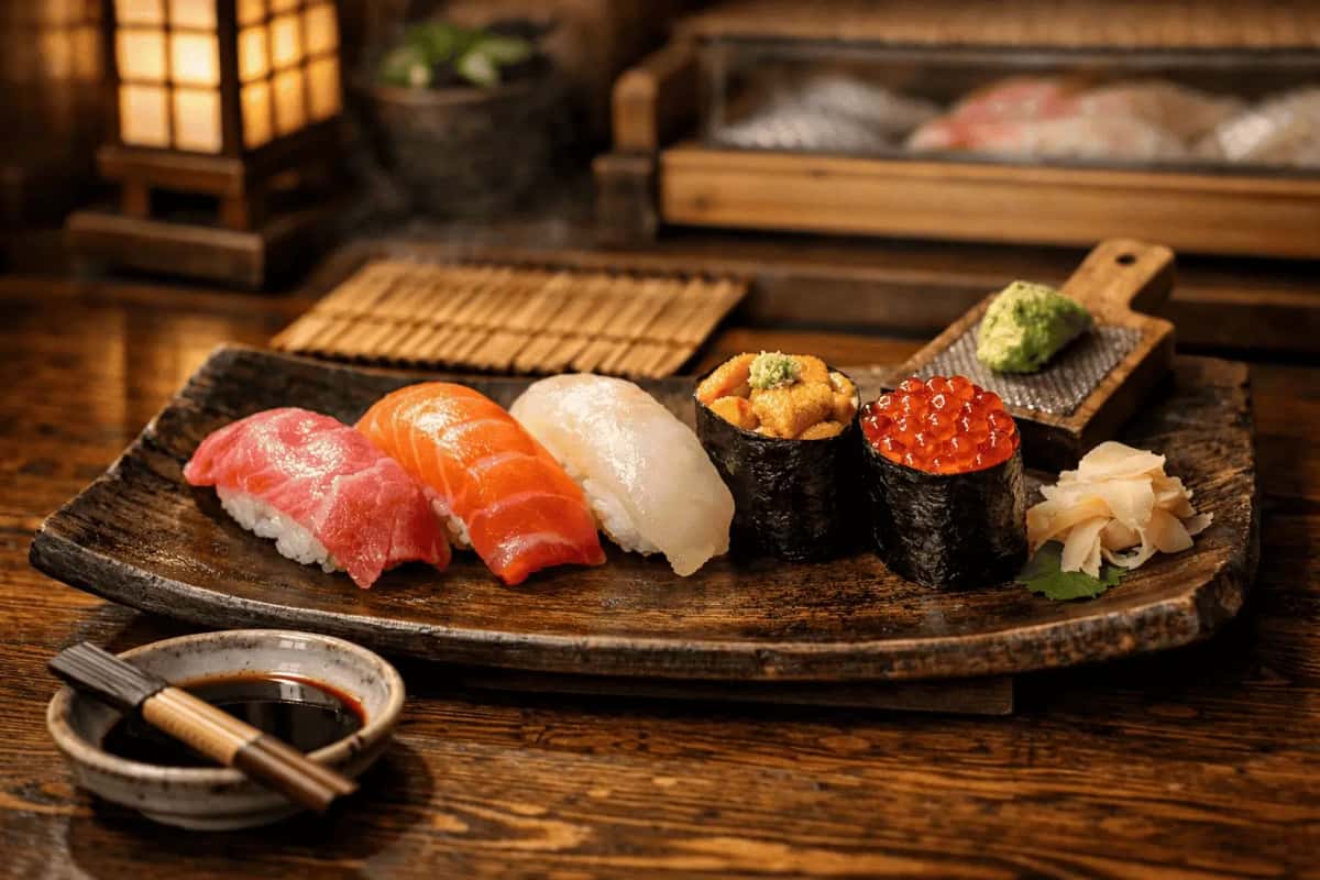 Japansk matlagning bakgrundsbild