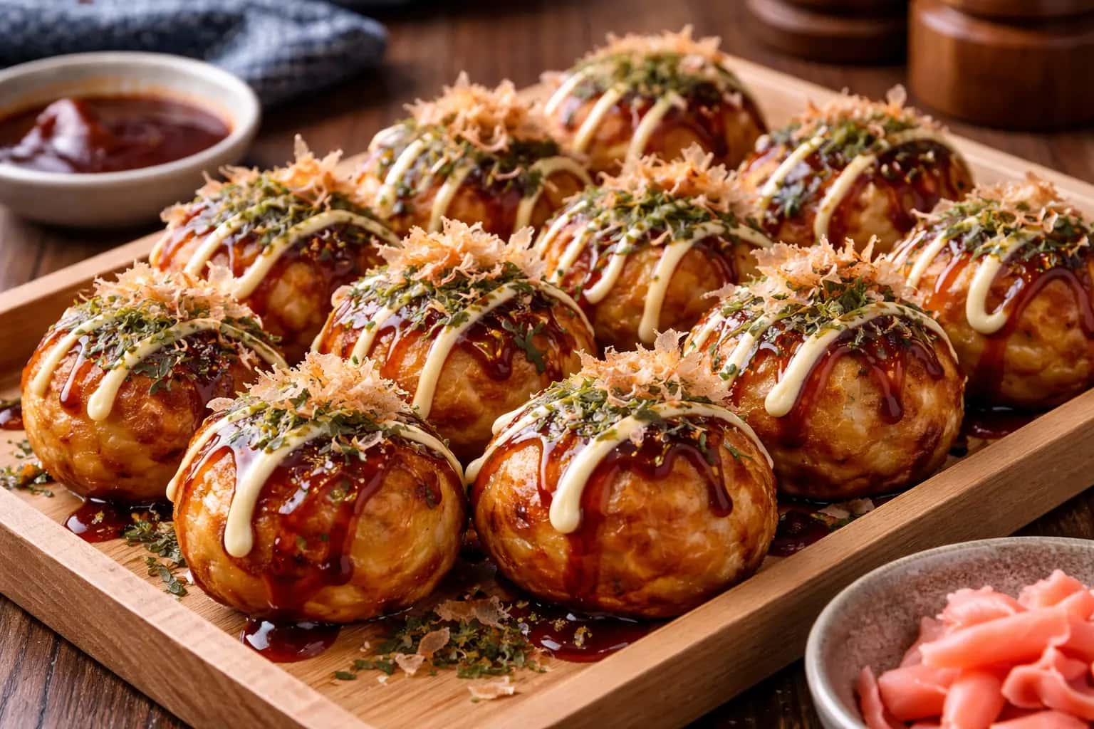 Japanska Takoyaki Bollar