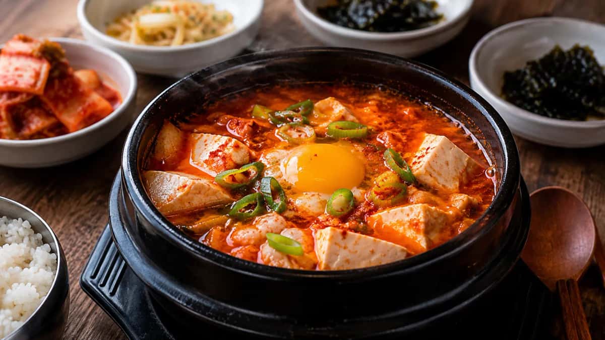 Koreansk Soondubu Jjigae recept
