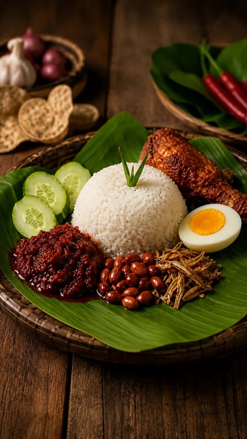 Malaysisk matlagning bakgrundsbild