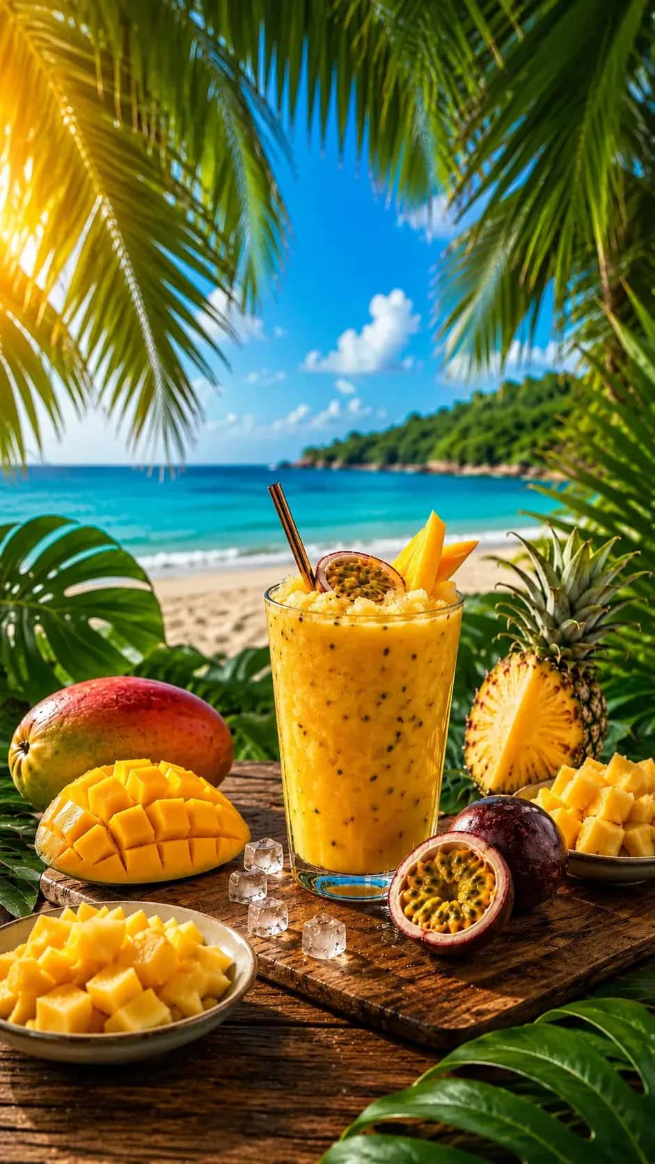 Asiatiska smoothies bakgrund