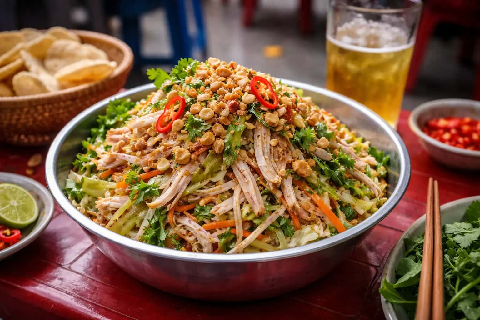 Goi Ga vietnamesisk kycklingsallad recept