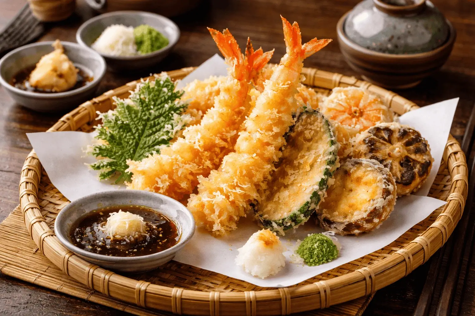 Krispig Japansk Tempura