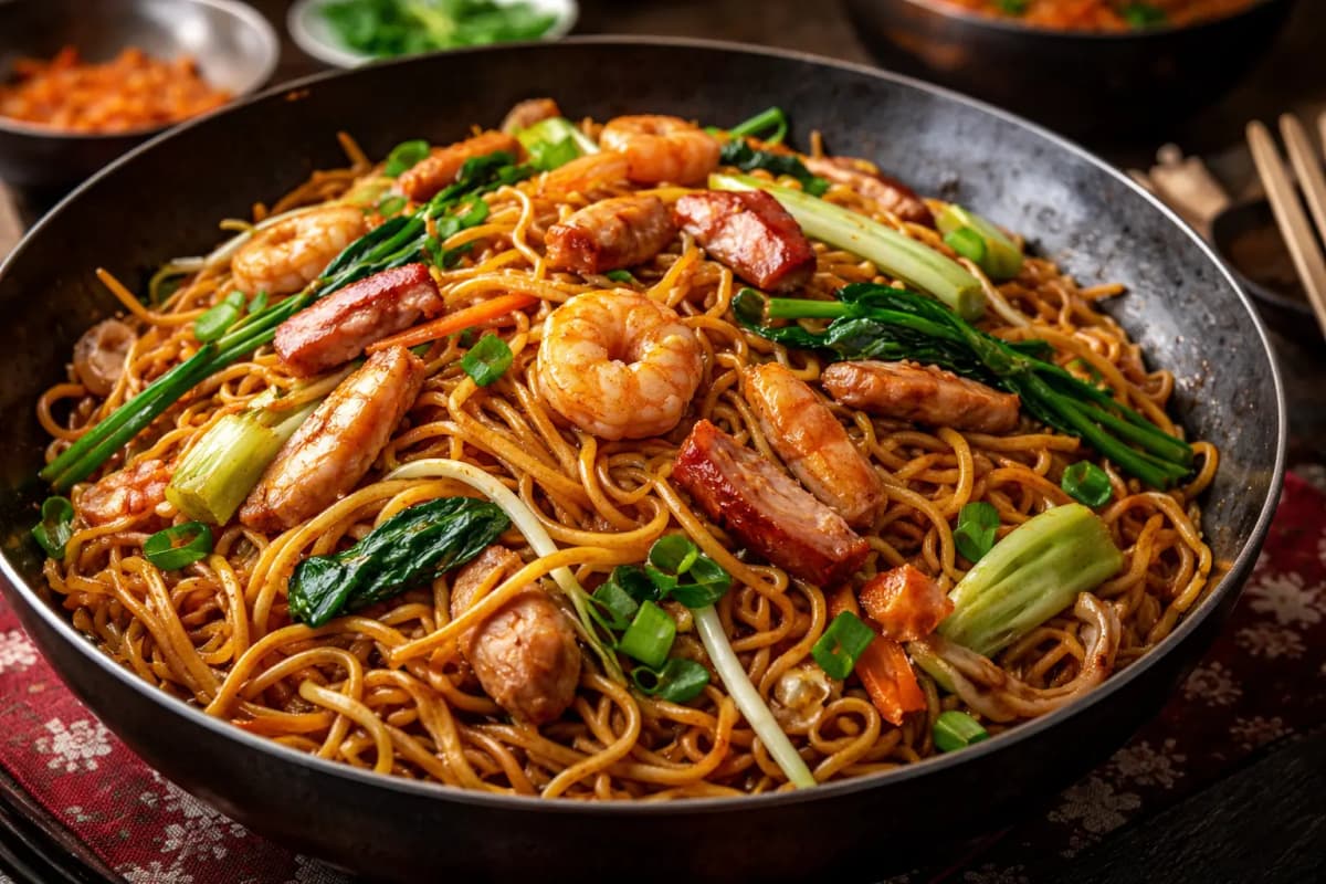 Kantonesisk Krispig Chow Mein