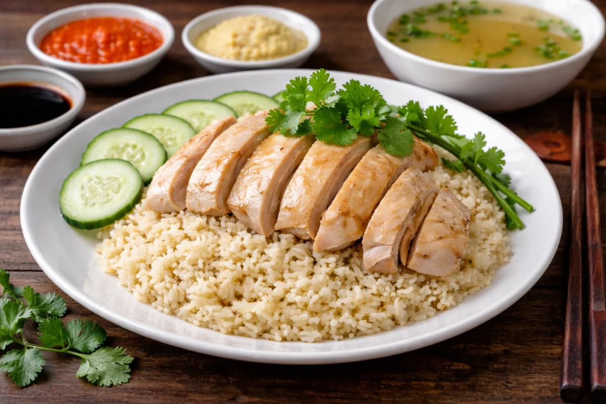 Hainanese Chicken Rice