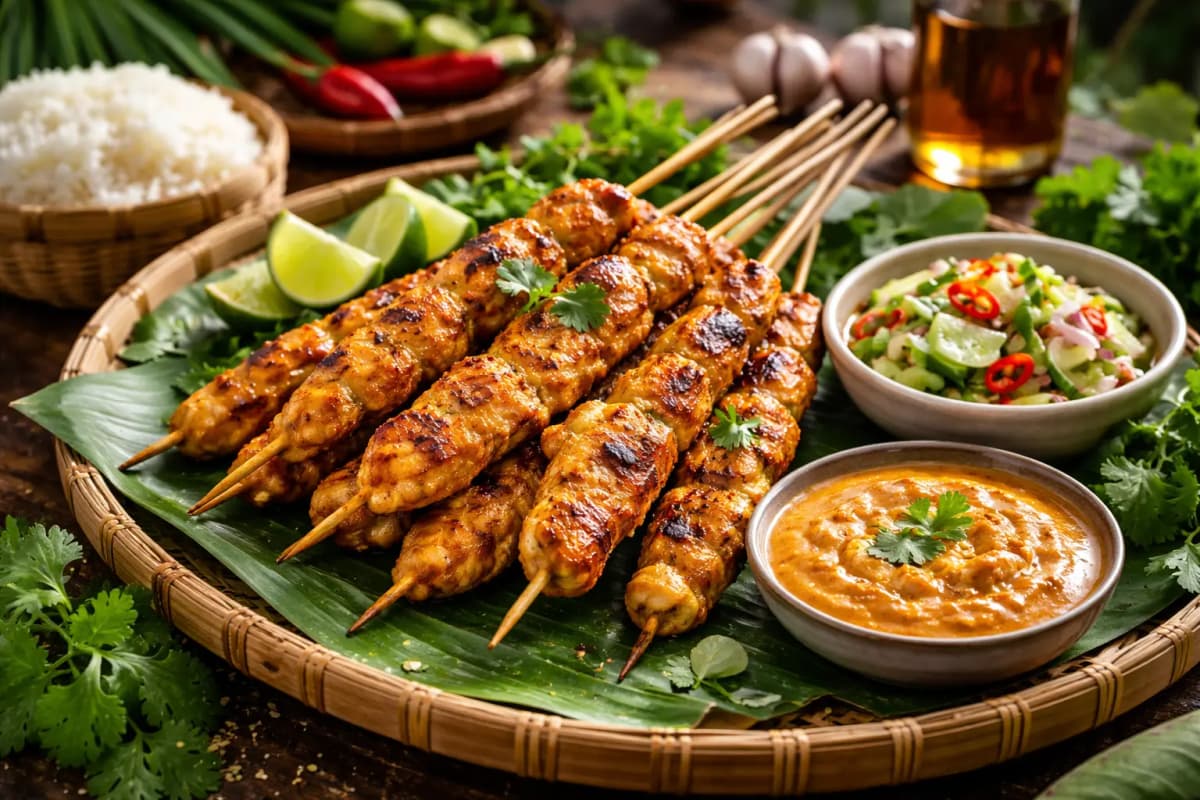 Kycklingspett (Gai Satay)